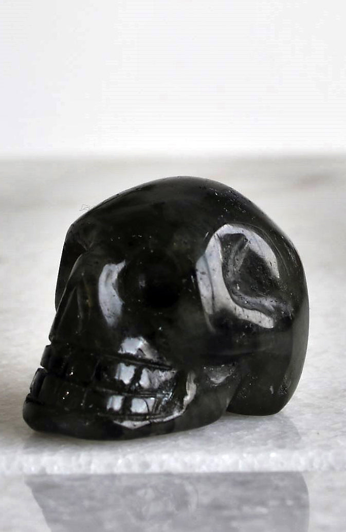 Labradorite Skull AA 40mm